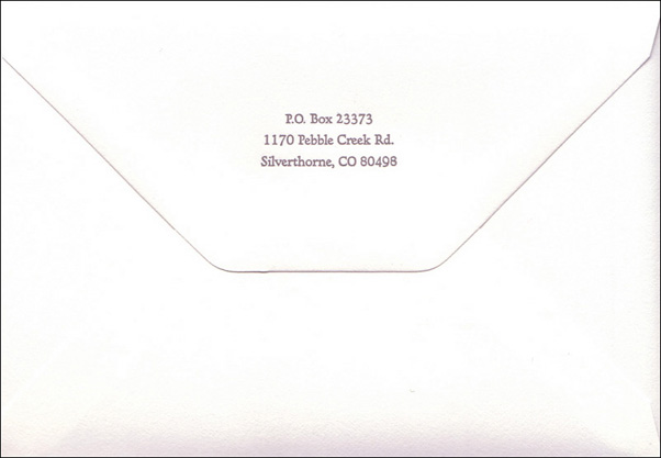 Reply envelope